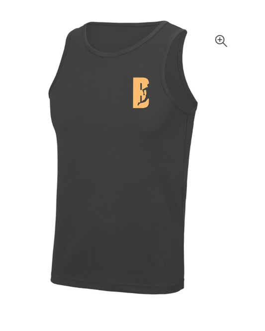 Charcoal Women's running vest
