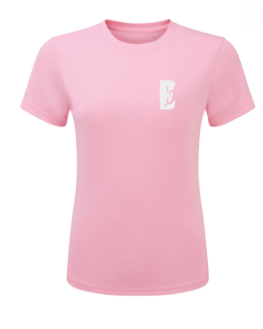 Women's Pink running t-shirt