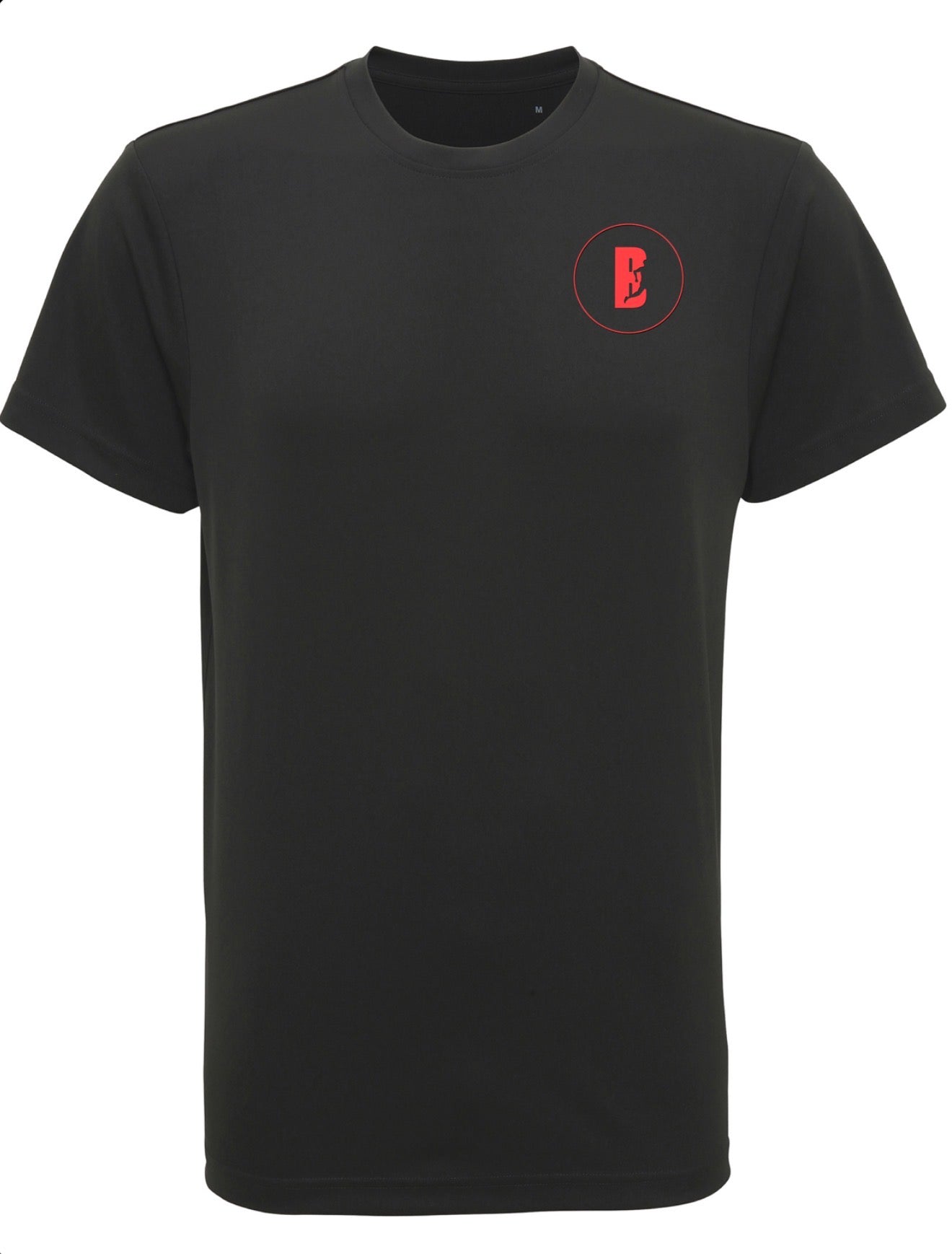Women's Black running t-shirt